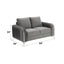 Wenona - Modern Loveseat