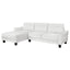 Granholm - Upholstered Curved Arm Sectional Sofa - White