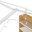 Bed House Frame With Shelves And Lights