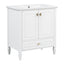 Freestanding Vanity With 1 Drawer & 2 Soft Close Doors With Door Mounted Storage