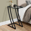 Accent Table, C - Shaped, Sturdy Construction, Contemporary & Modern