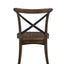 Kaelyn - Metal Side Chair (Set of 2) - Dark Oak