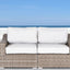 Chic Wide Outdoor Loveseat With Cushions
