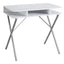 Computer Desk For Home Office, Laptop, Storage Shelves, Modern Convenient Design - White