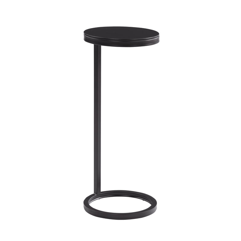 Yancey - Round Accent Table - Antique Bronze