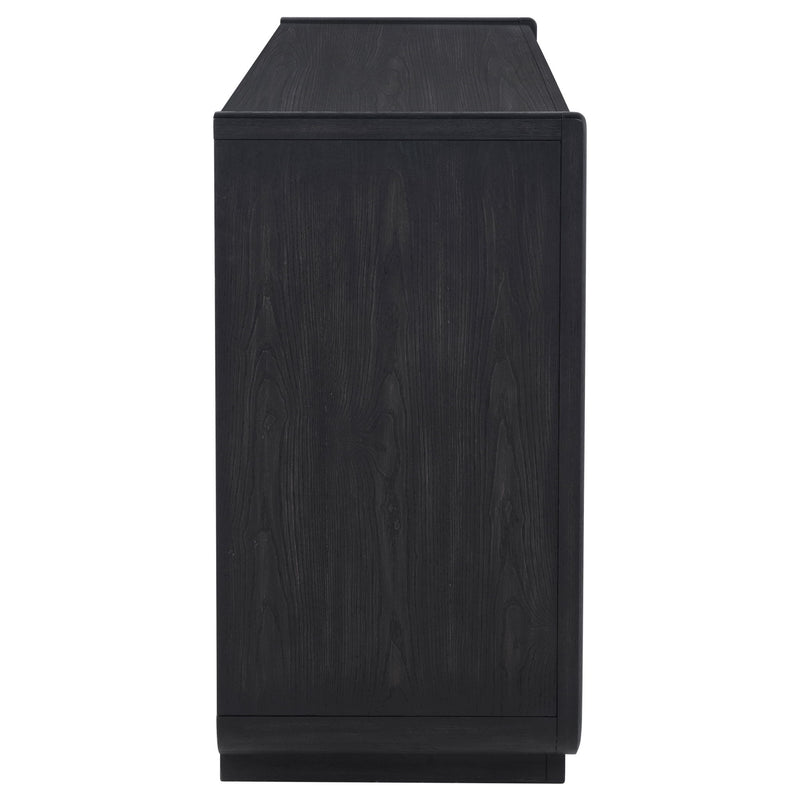 Bangor - 2 Drawer Dining Sideboard Server - Black