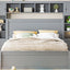 Bed With All In One Cabinet, Shelf And Sockets