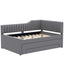 Upholstered Daybed With Trundle And 3 Drawers