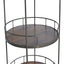 Round Butler Tray Table - Chestnut