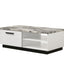 Matilda - Coffee Table With White Faux Marble Top - White