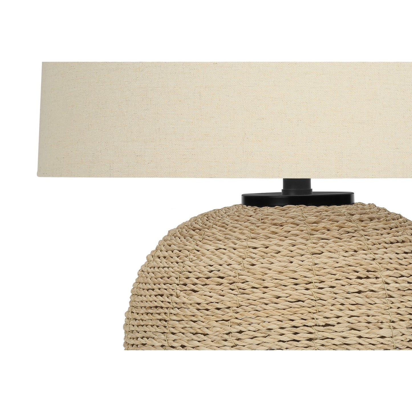 Lighting, Table Lamp, Rattan, Resin, Transitional - Beige
