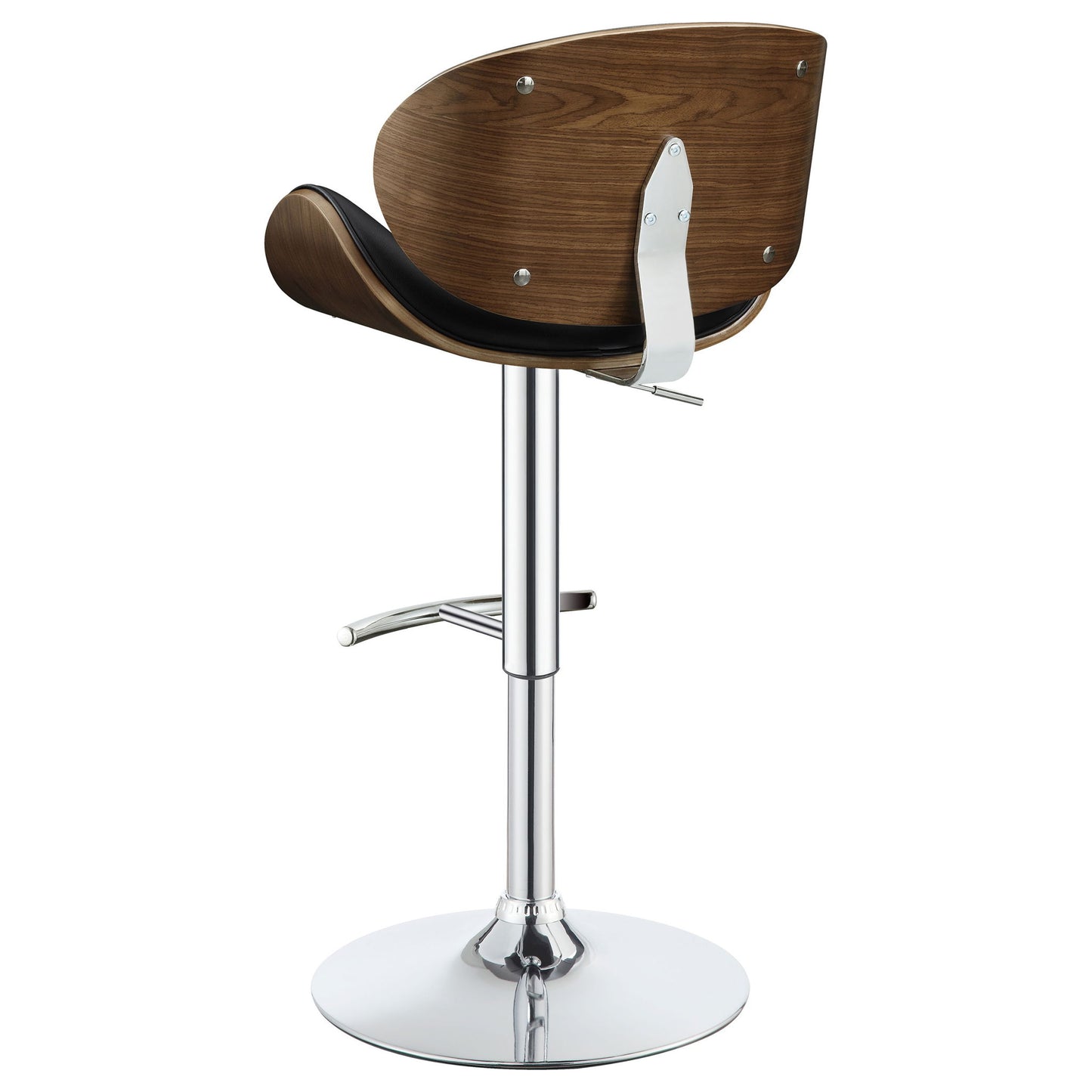 Adjustable Height Bar Stool - Black