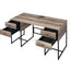 Desirre - Wirting Desk With USB Port - Oak