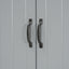 Modern Bathroom Storage Cabinet With Two Laundry Baskets, One Drawer, Adjustable Shelf