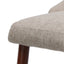 Mid Century Modern Fabric Armless Dining Chair