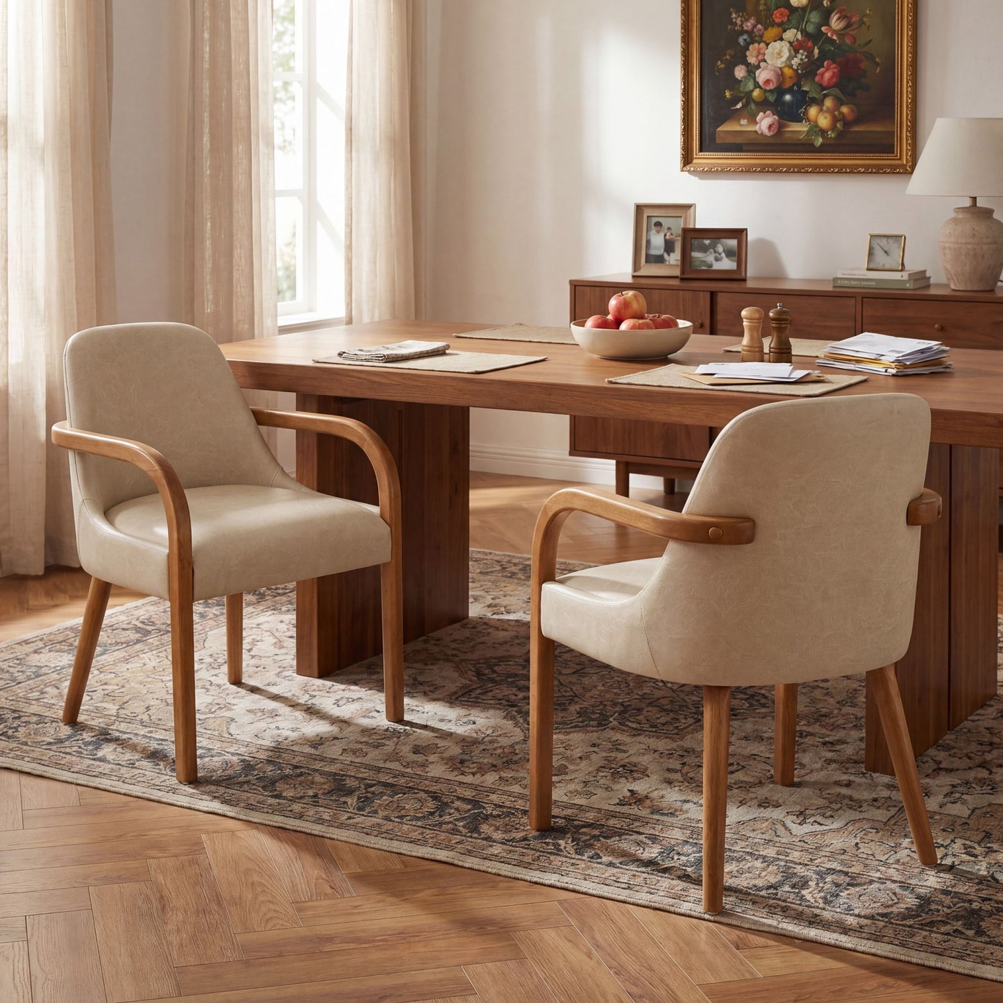 Dining Upholstered Armchairs (Set of 2)