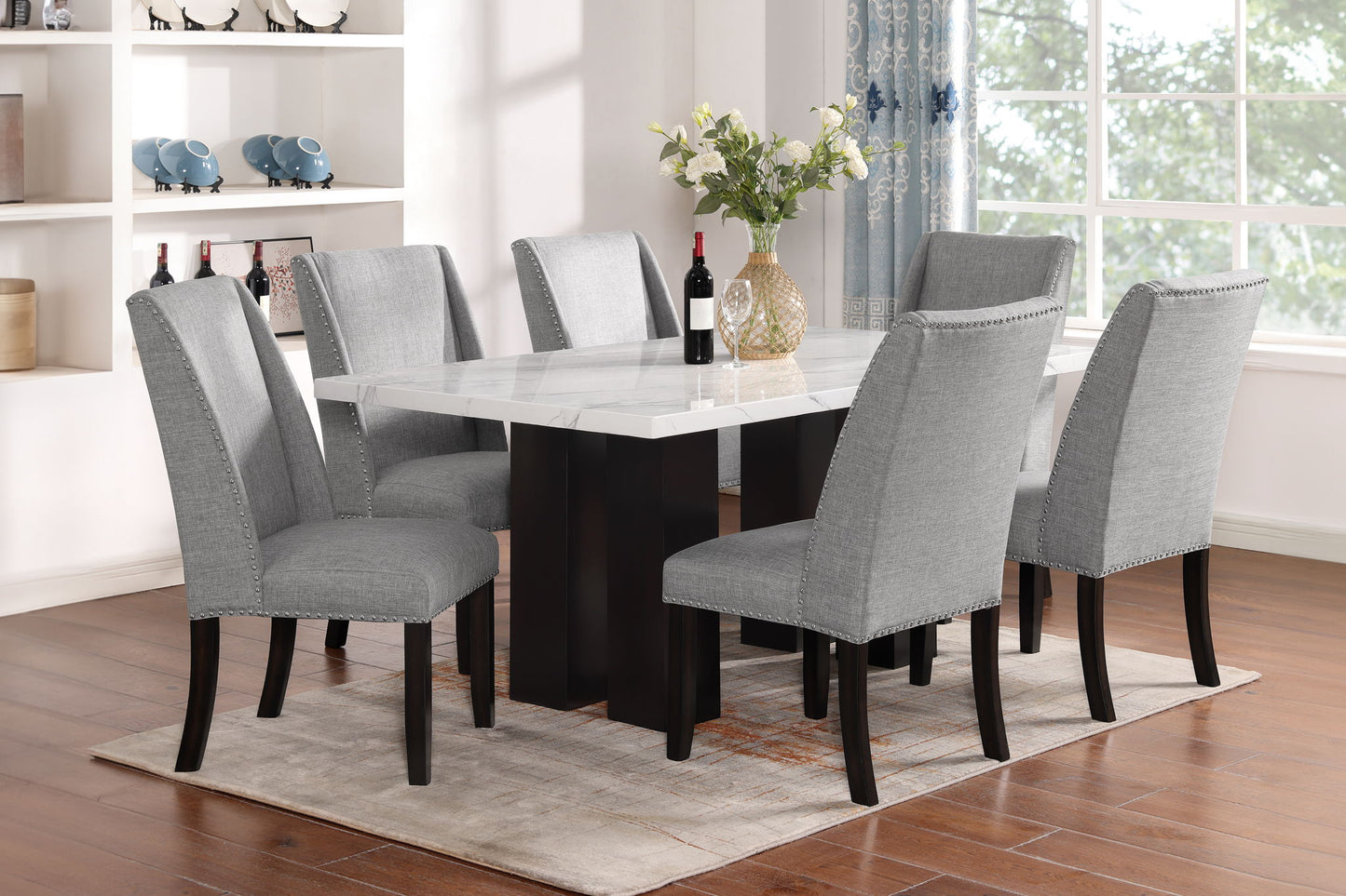 Faust - Dining Chair (Set of 2) - Gray