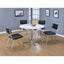 Retro Round Dining Table - White