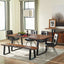 Wobegon - Rectangular Dining Bench - Gray