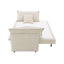 Elisea - Sleeper Sectional Sofa With 2 Toss Pillows - Beige