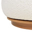 Fuji - 360 Swivel Low Barrel Back Accent Chair - Ivory White