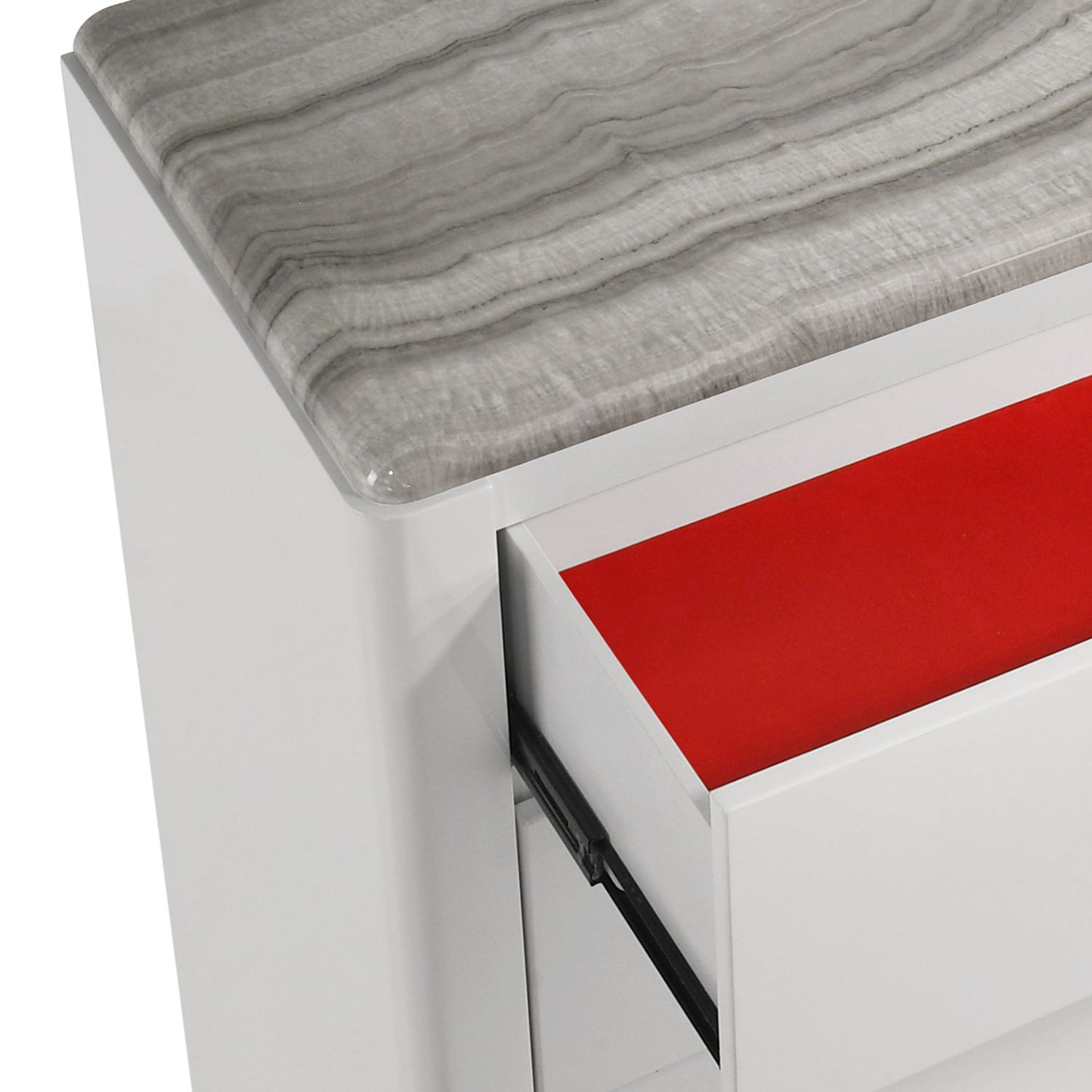 Jazz - 5 Drawer Chest - White