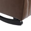 Amedou - Contemporary Tufted Wingback Rocking Chair - Dark Brown