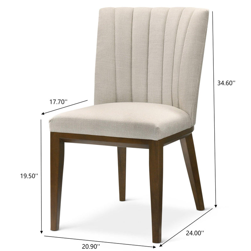 Elmwood - Elegante silla de comedor (Set de 2)