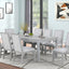 Fiona - Rectangle Dining Table - Mist Gray