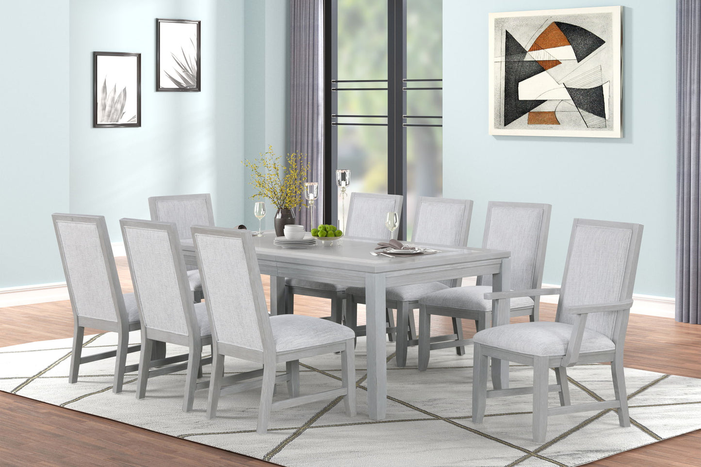 Fiona - Dining Side Chair (Set of 2) - Mist Gray
