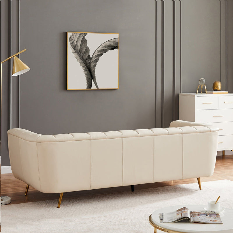 Lamattina - Genuine Italian Channel Tufted Sofa