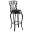Swivel Stool With Upholstered Seat