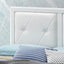 Padded Headboard Bed