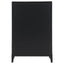 Mason - 5 Drawer Chest With Fluted Design - Black