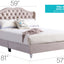 Upholstered Bed Transitional