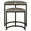 Allura - 2 Piece Demilune Nesting Table Set - Black