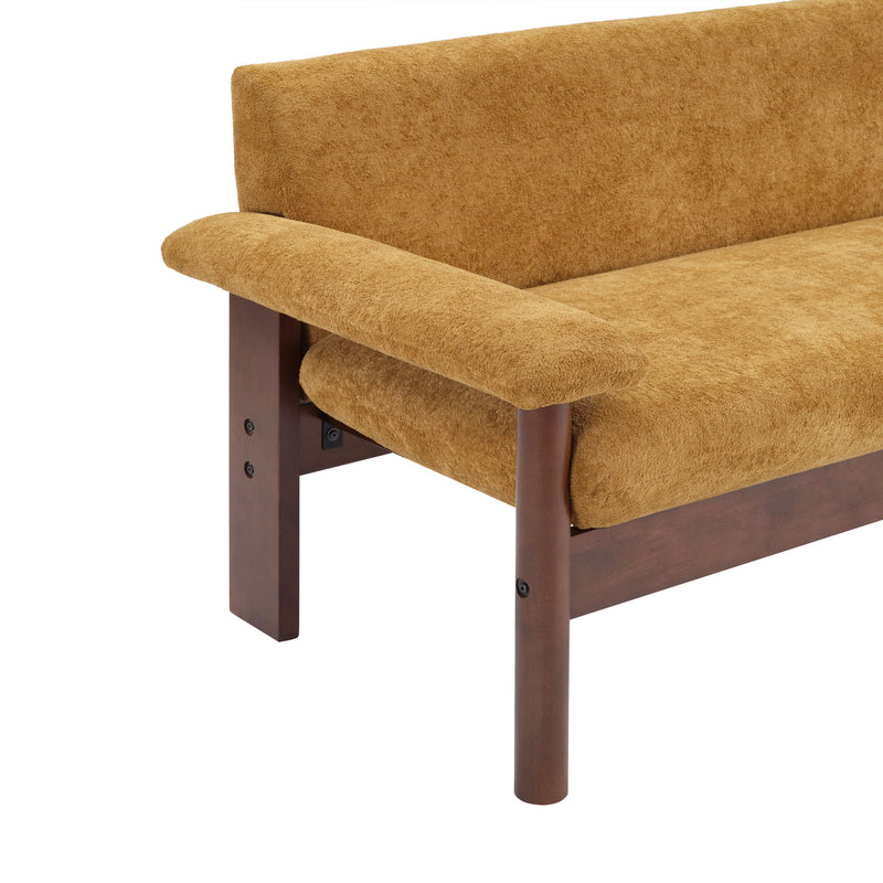 Loveseat Sofa 2 Seater Couch With Armrest Pillows