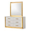 Obsession - Square Mirror - White