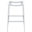 Staten - Backless Bar Stool (Set of 2) - Chrome