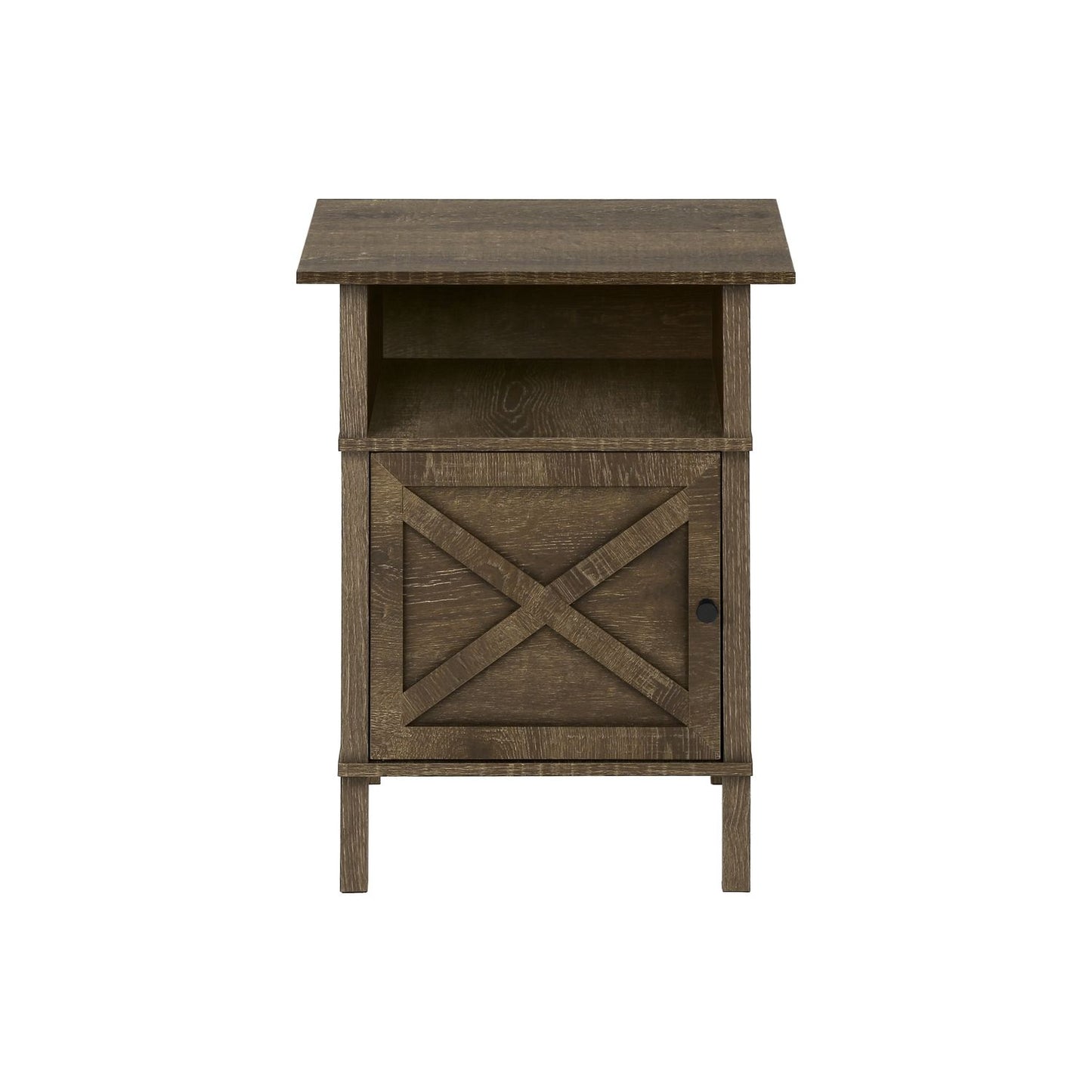 Transitional Accent Table With Storage