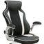 Adjustable Height Office Chair With Ergonomic Design And Swivel Mechanism - Black
