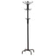 Coat Rack With 3 Tier Hooks For Entryway - Black