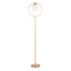 Moon - Contemporary Floor Lamp - Gold / Frosted