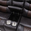 Nikko - Console Loveseat With Dual Recliners