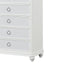 Abigale - 5 Drawer Chest With LED Lighting - White