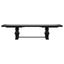 Extension Dining Table Set With Expandable Table With Upholstered Wingback Chairs