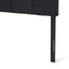 Marakesh - Contemporary Fabric Upholstered King / California King Headboard - Black