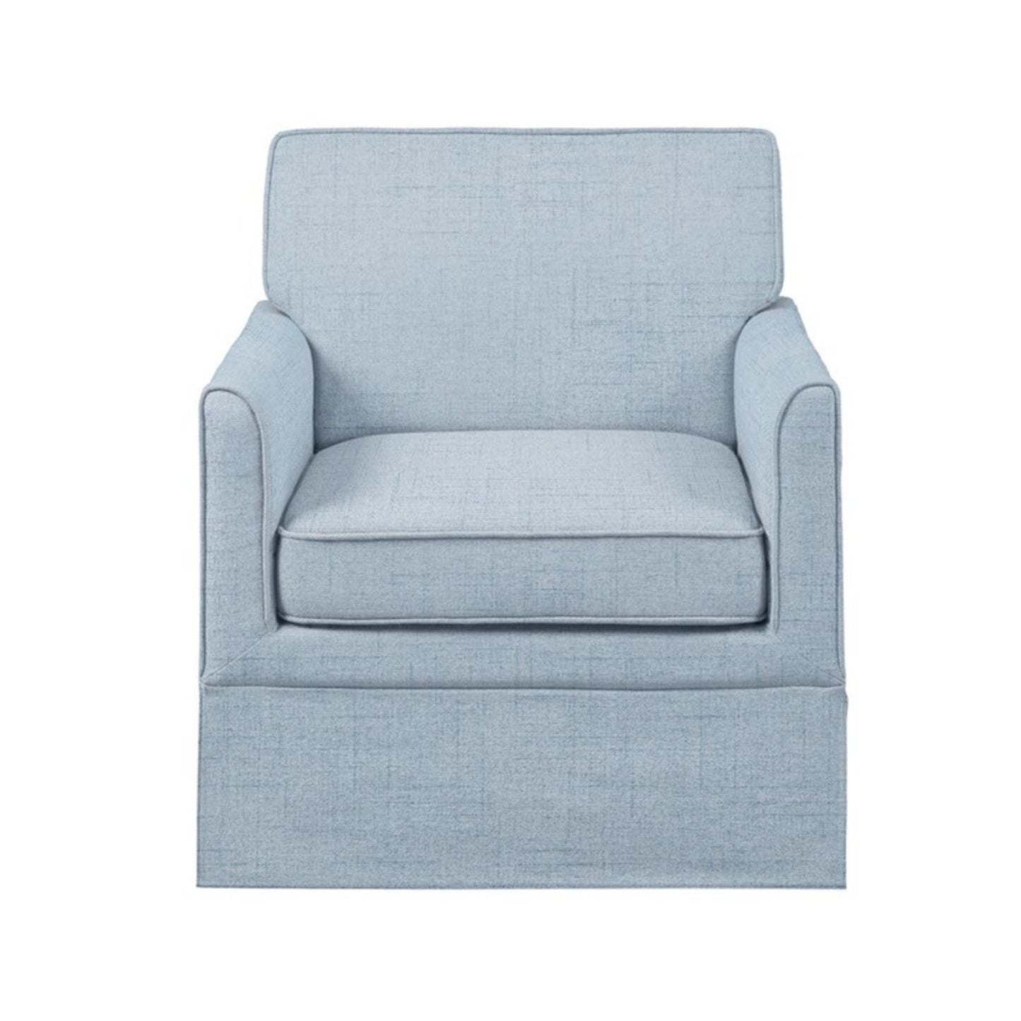 Timeless - Accent Armchair With Classic Track Arm Silhouette And Skirted Base