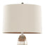 Spade - Contemporary Table Lamp (Set of 2) - Mercury / Nickel / Natural