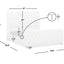 Brooklyn - Tufted Panel Bed Headboard And Footboard Set